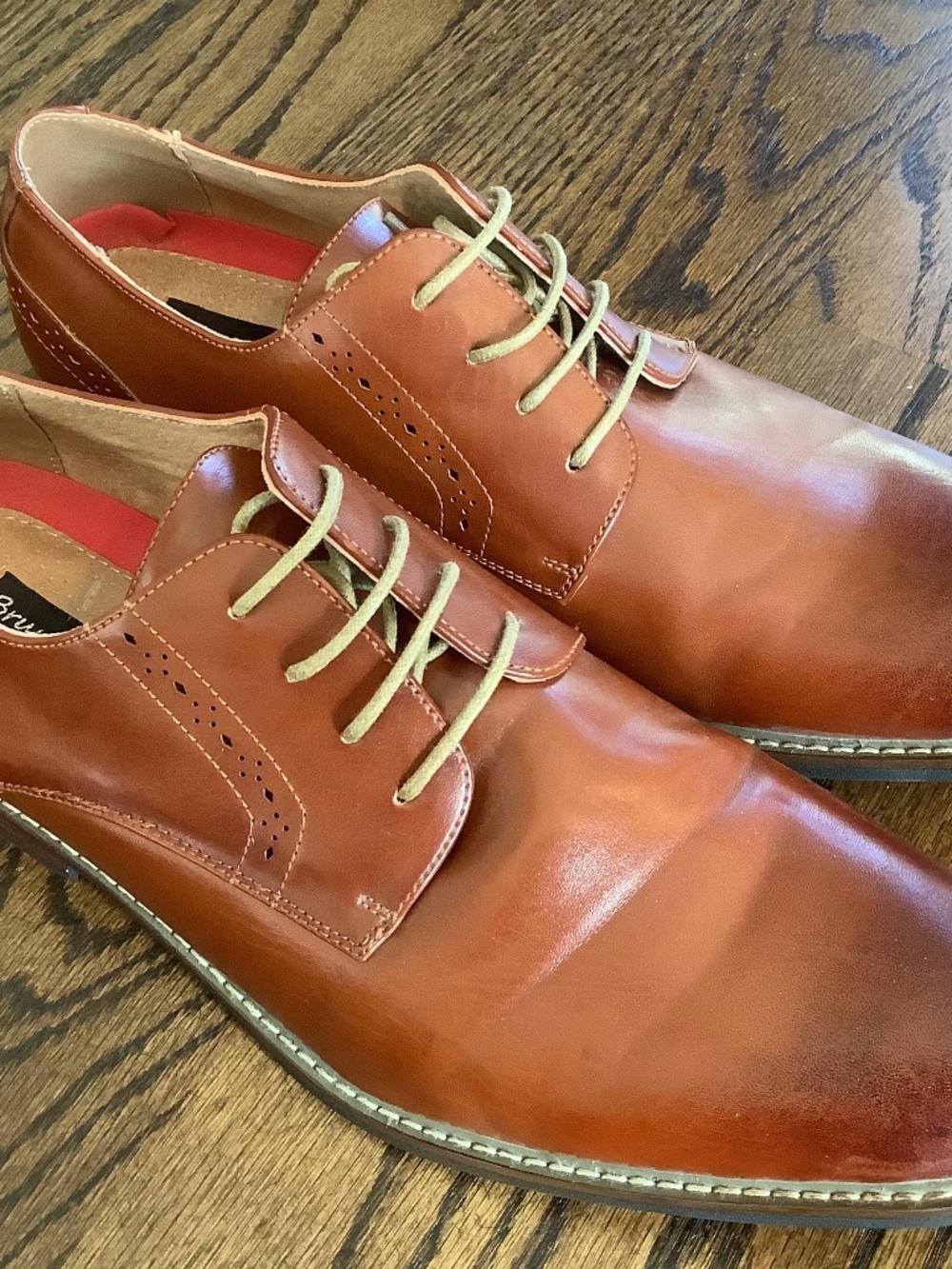Bruno Marc Men's Leather Lined Dress Oxfords Shoes Size 12